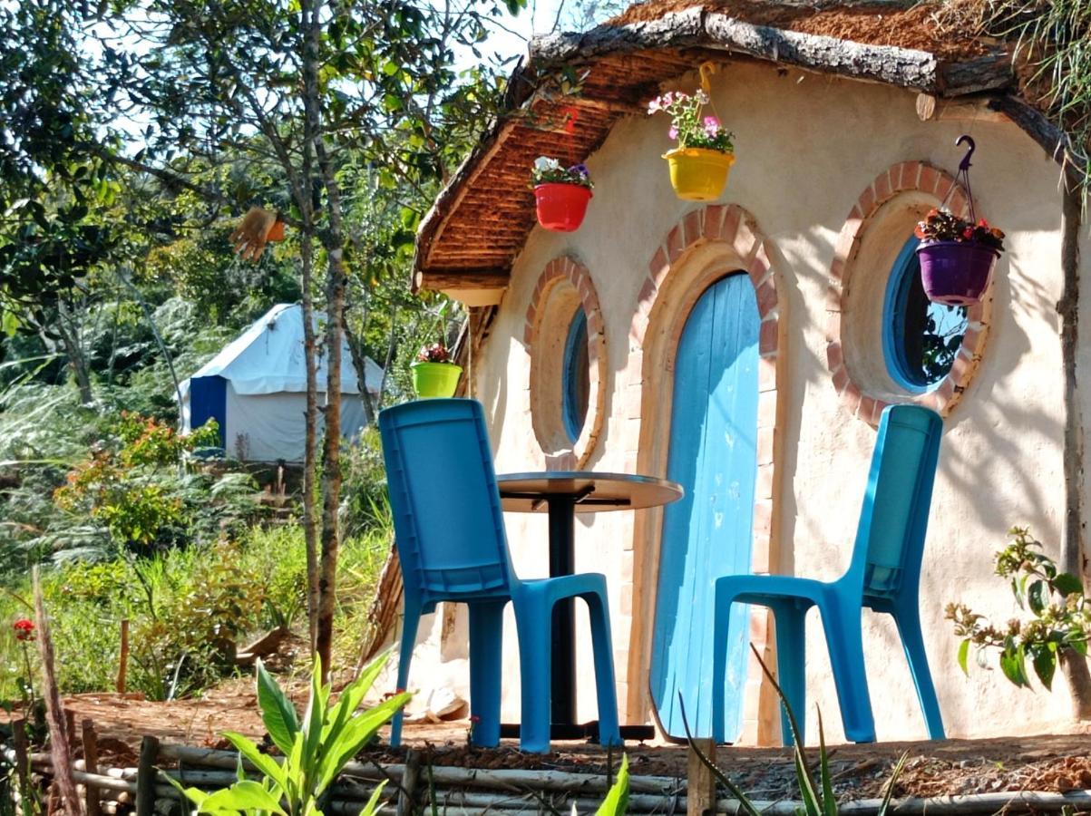 La Pacha Hostel Barichara Bagian luar foto