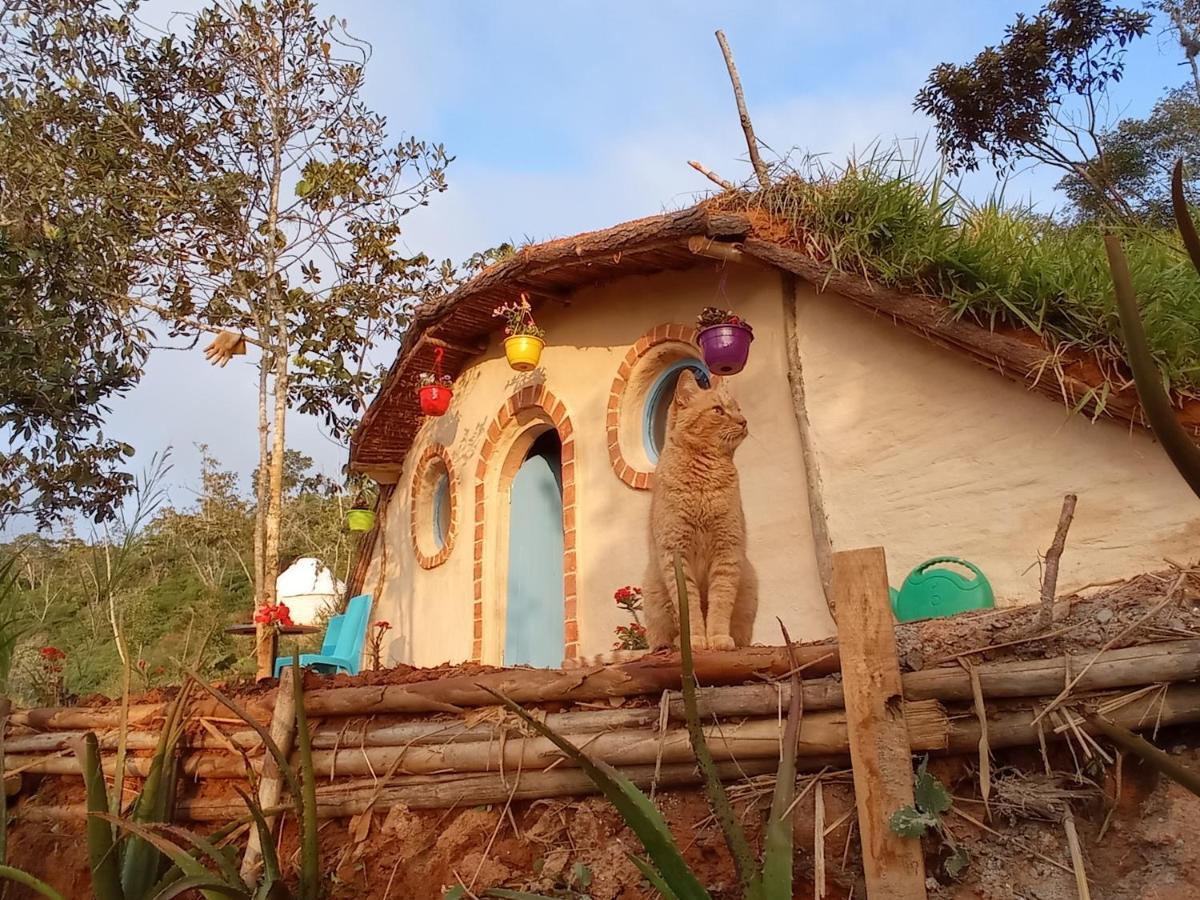 La Pacha Hostel Barichara Bagian luar foto