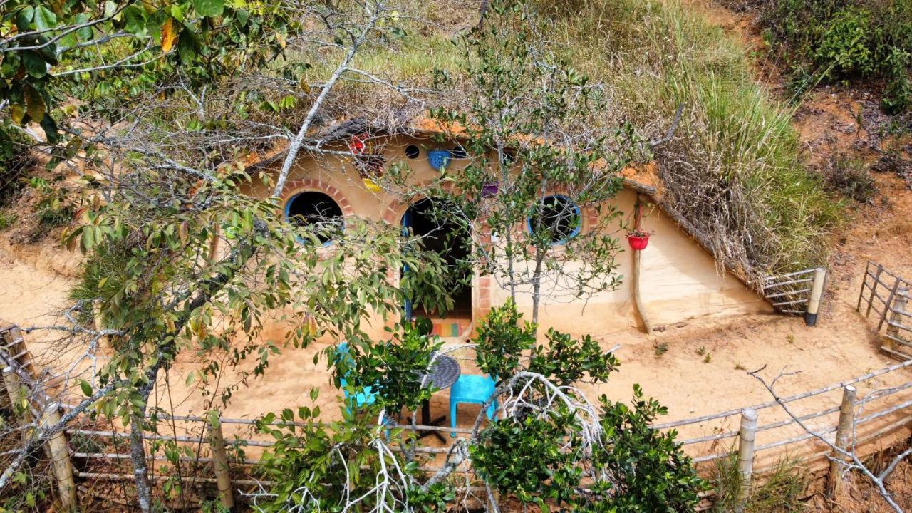 La Pacha Hostel Barichara Bagian luar foto