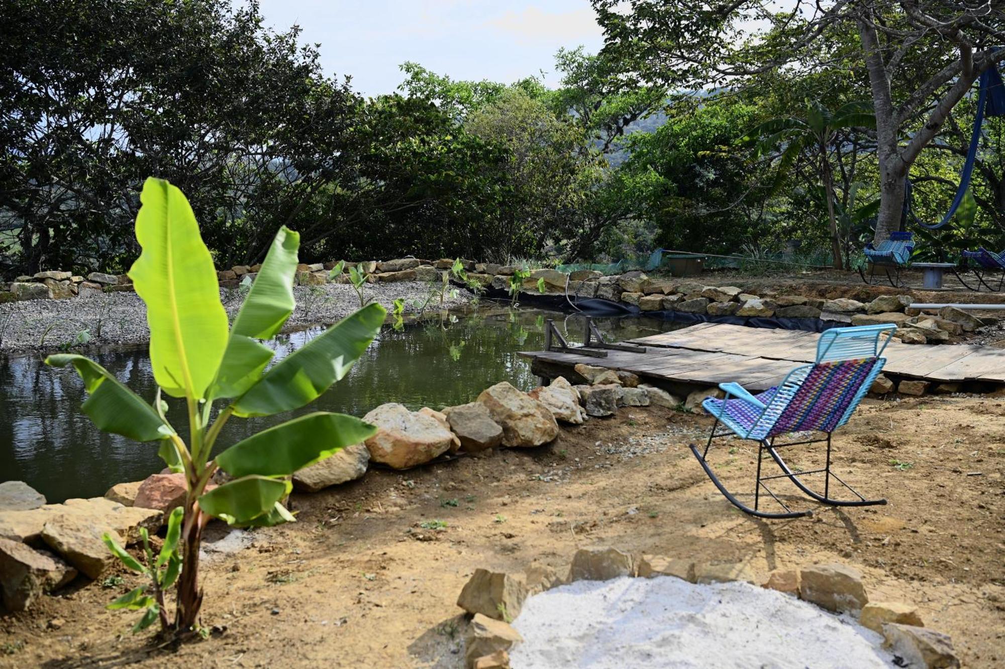 La Pacha Hostel Barichara Bagian luar foto