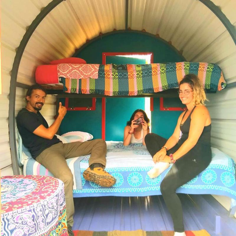 La Pacha Hostel Barichara Bagian luar foto