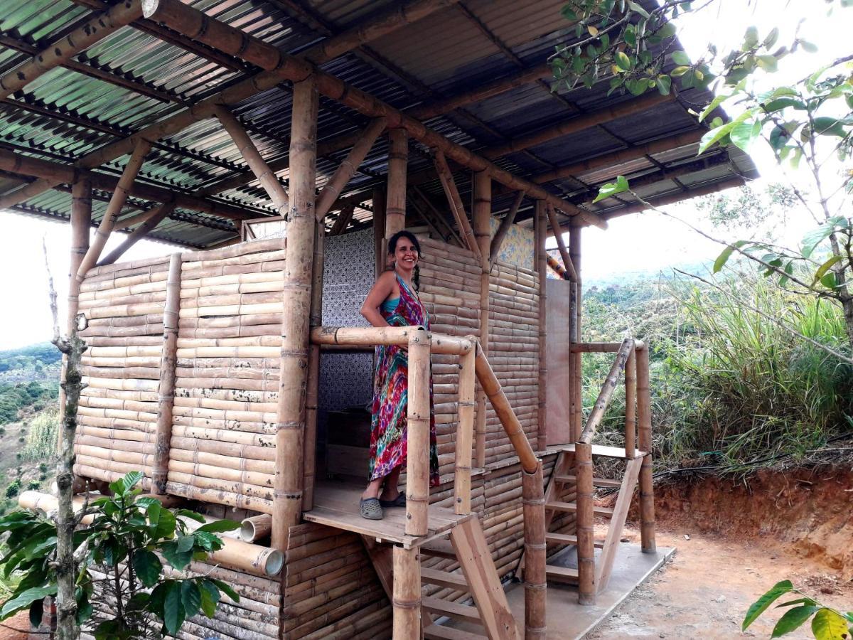 La Pacha Hostel Barichara Bagian luar foto